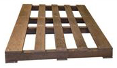 ExtruWood recycled plastic pallet 2 way entry 12x12m b