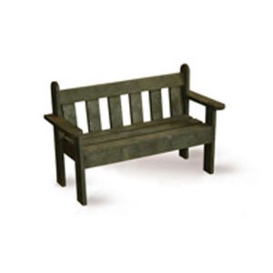 Plastic Princess Bench - 2 Seater